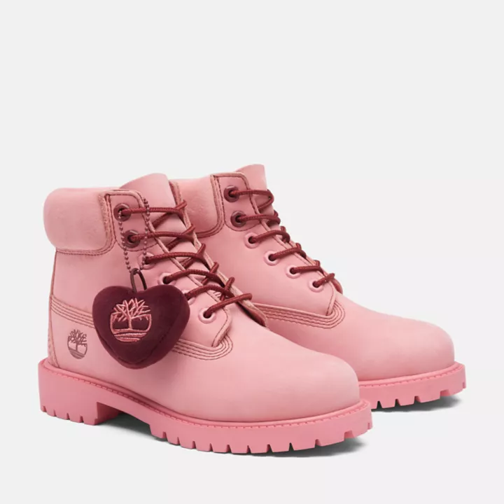 6-Inch Boot Premium pour tout-petit en rose