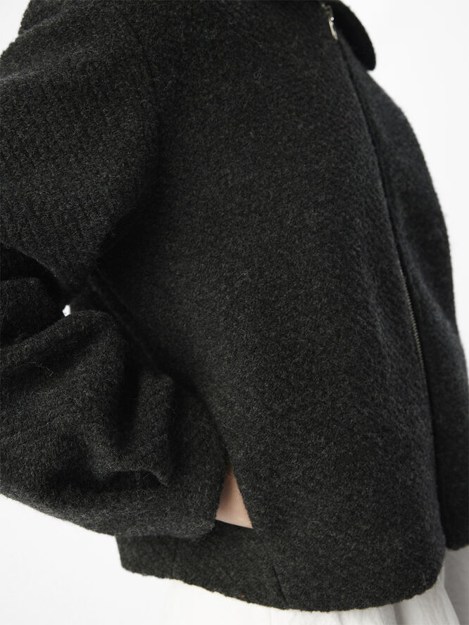 Object OBJROMI RE JACKET 136 Dark grey melange