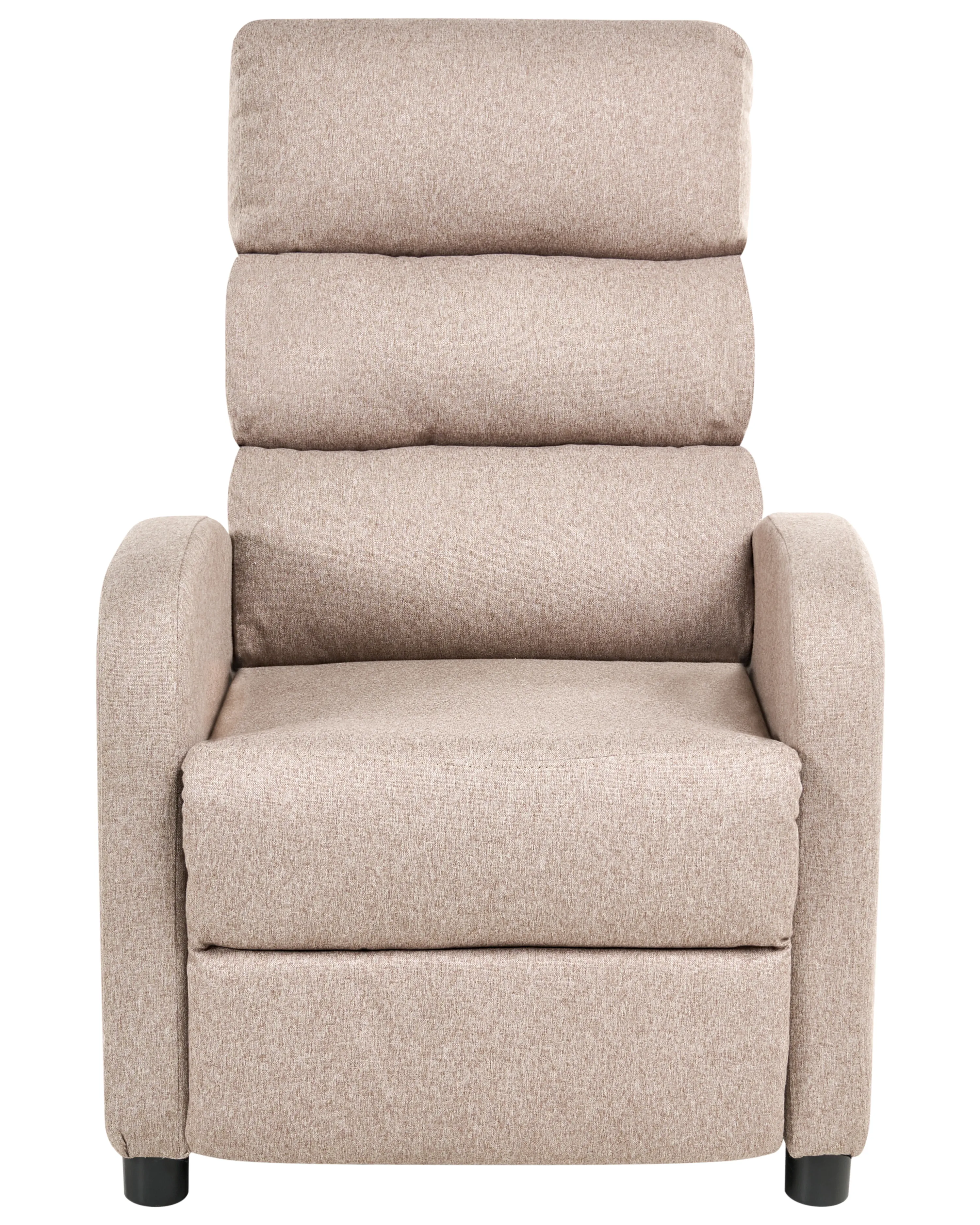 Relaxfauteuil OTUS inclusief voetensteun Stof Taupe