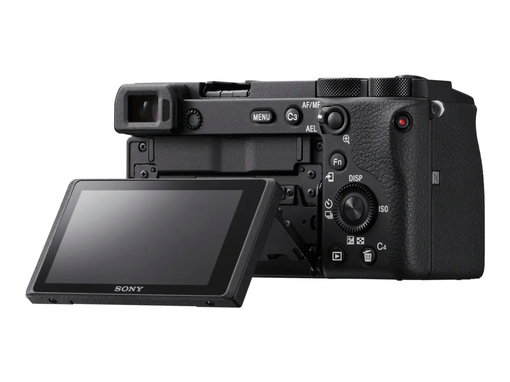Sony a6600 ILCE-6600M - Digitalkamera - spejlløst - 24.2 MP - APS-C - 4K / 30 fps - 7.5x optisk zoom E 18-135 mm OSS-objektiv - Wi-Fi, NFC, Bluetooth - sort