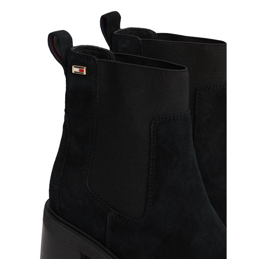 Tommy Hilfiger Flag Chelsea Støvler, Black, 38