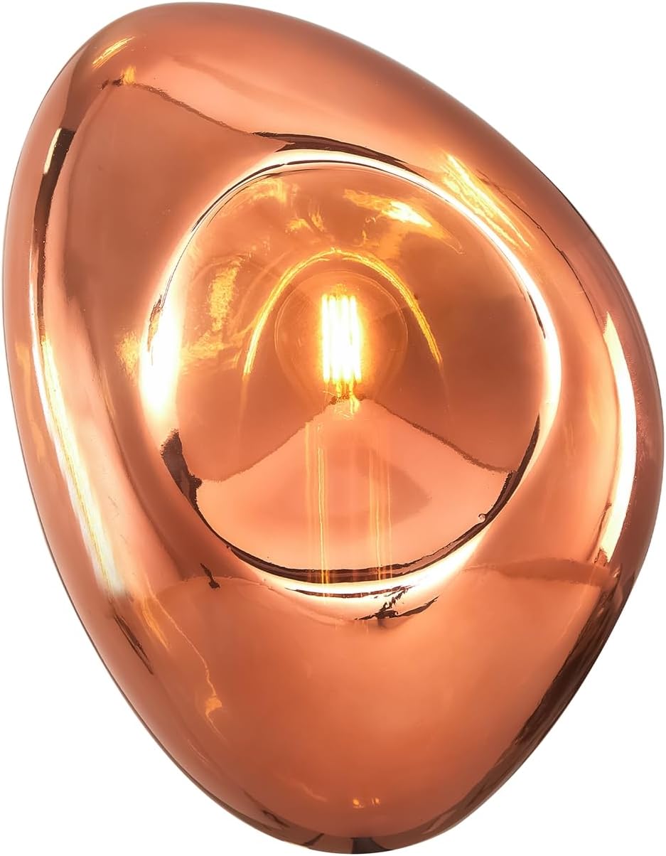 MAYTONI Mabell Wandleuchte innen – moderne Wandlampe – für LED Lampe E14 - Leuchte aus Metall - Wohnzimmerlampe, Schlafzimmerlampe, Flurlampe – Kupfer
