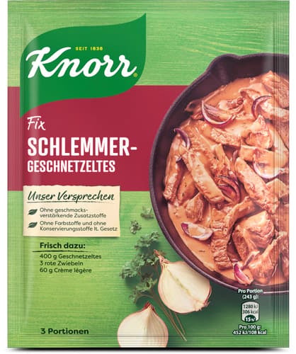 Knorr Fix Schlemmer-Geschnetzeltes