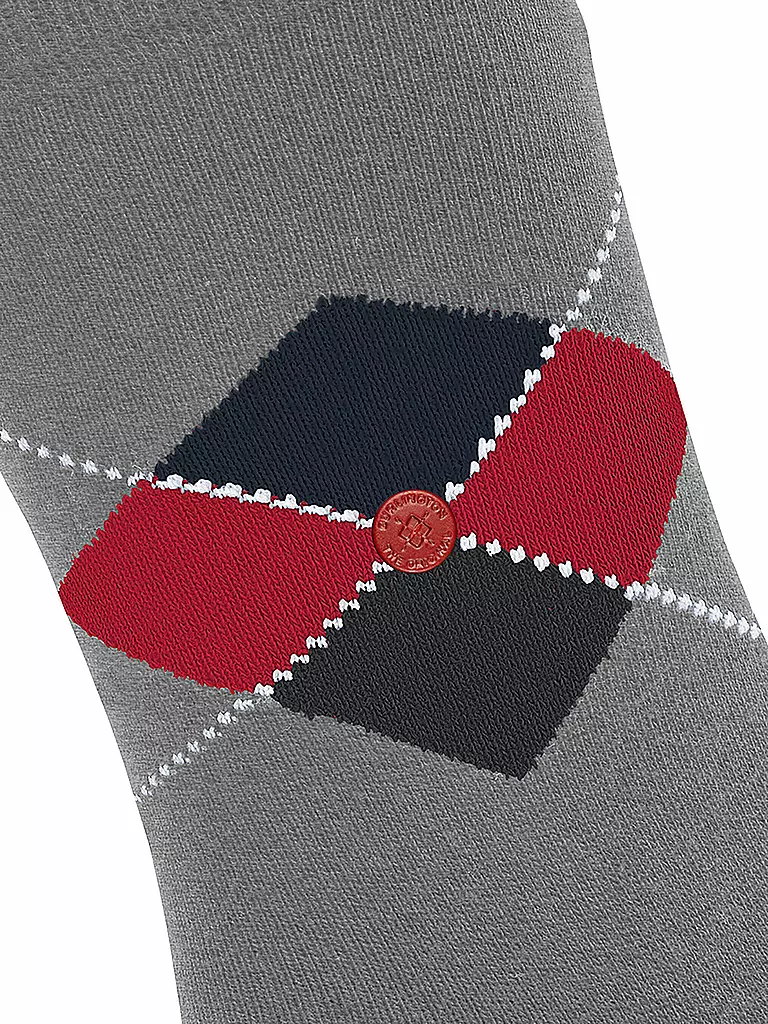 BURLINGTON Herren Socken 40-46 MULTI KING  light grey melange hellgrau