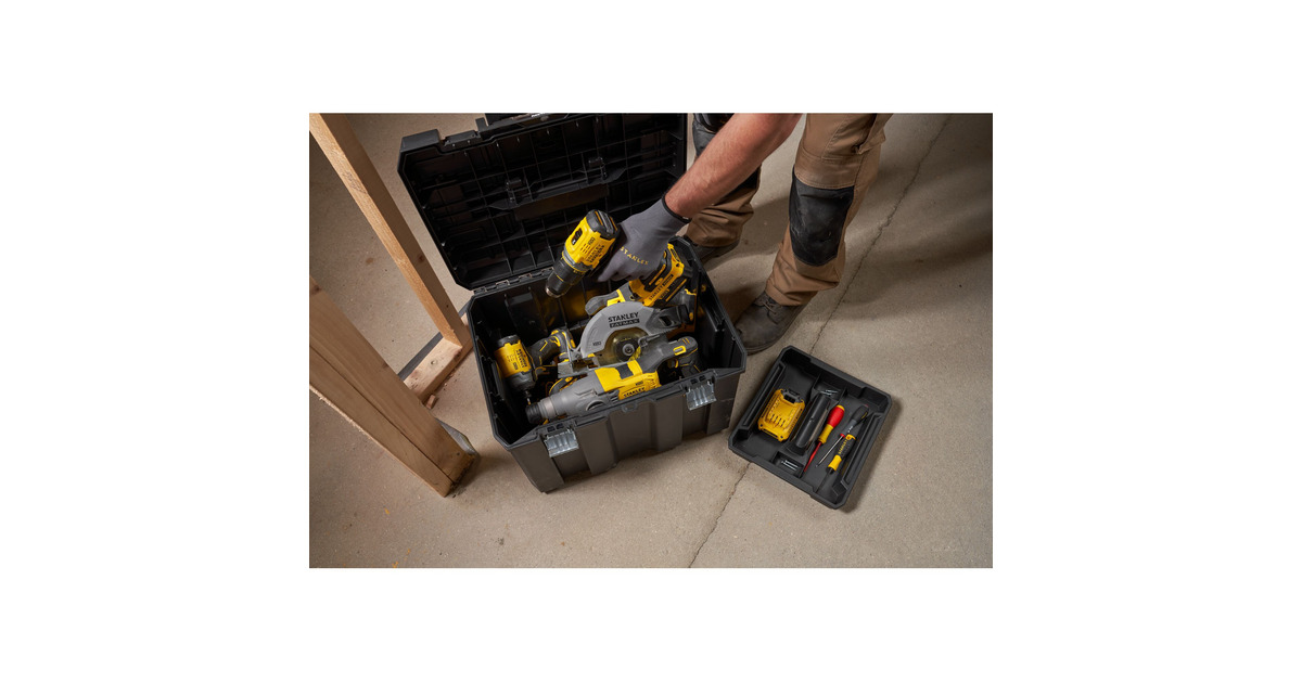 StanleyFATMAX PRO-STACK Gereedschapswagen  (Zwart/geel)