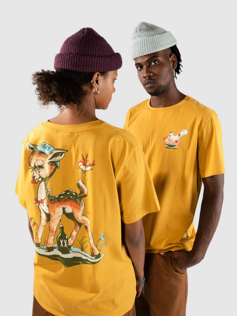 The Dudes Bamby T-Shirt ochre