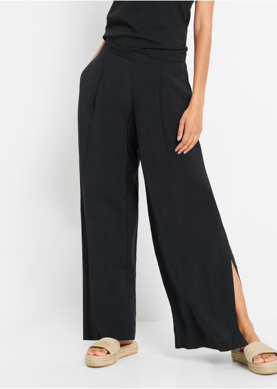 Pantalon à jambes larges