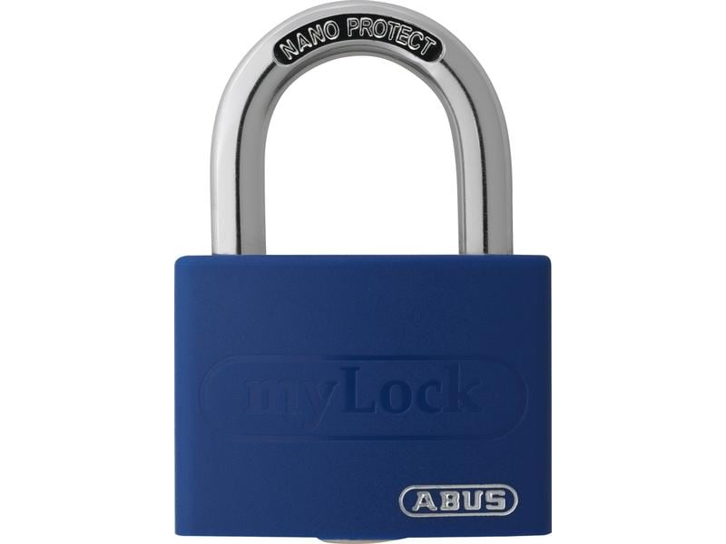 Abus Vorhängeschloss T65AL/40 Blau Aluminium Widerstandsfähiges Vorhangschloss