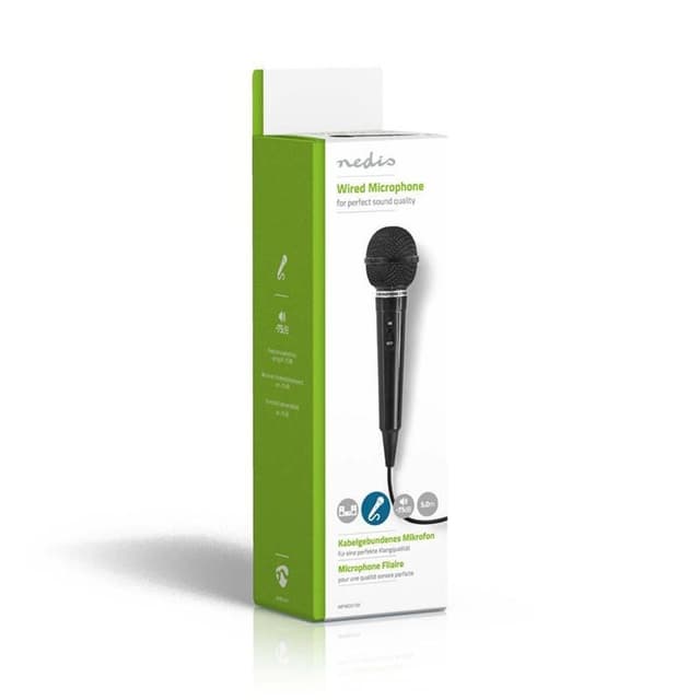 Nedis Mikrofon | Cardioid | Fast Kabel | 5.00 m | 80 Hz