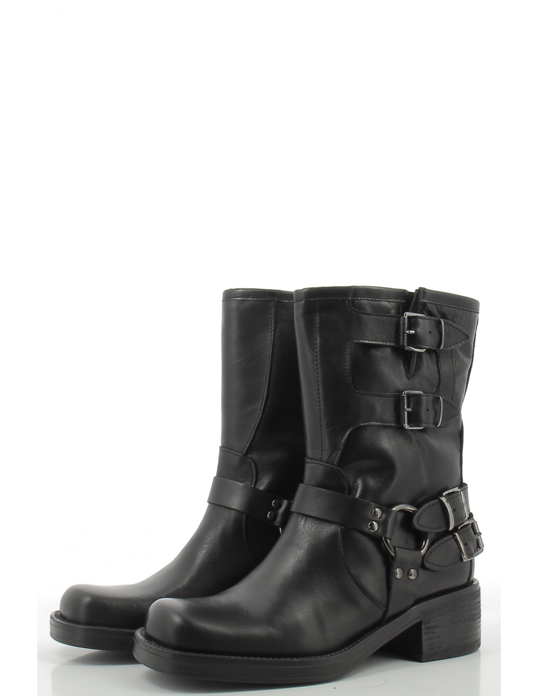 kharisma Bottines Femme Texas Noir