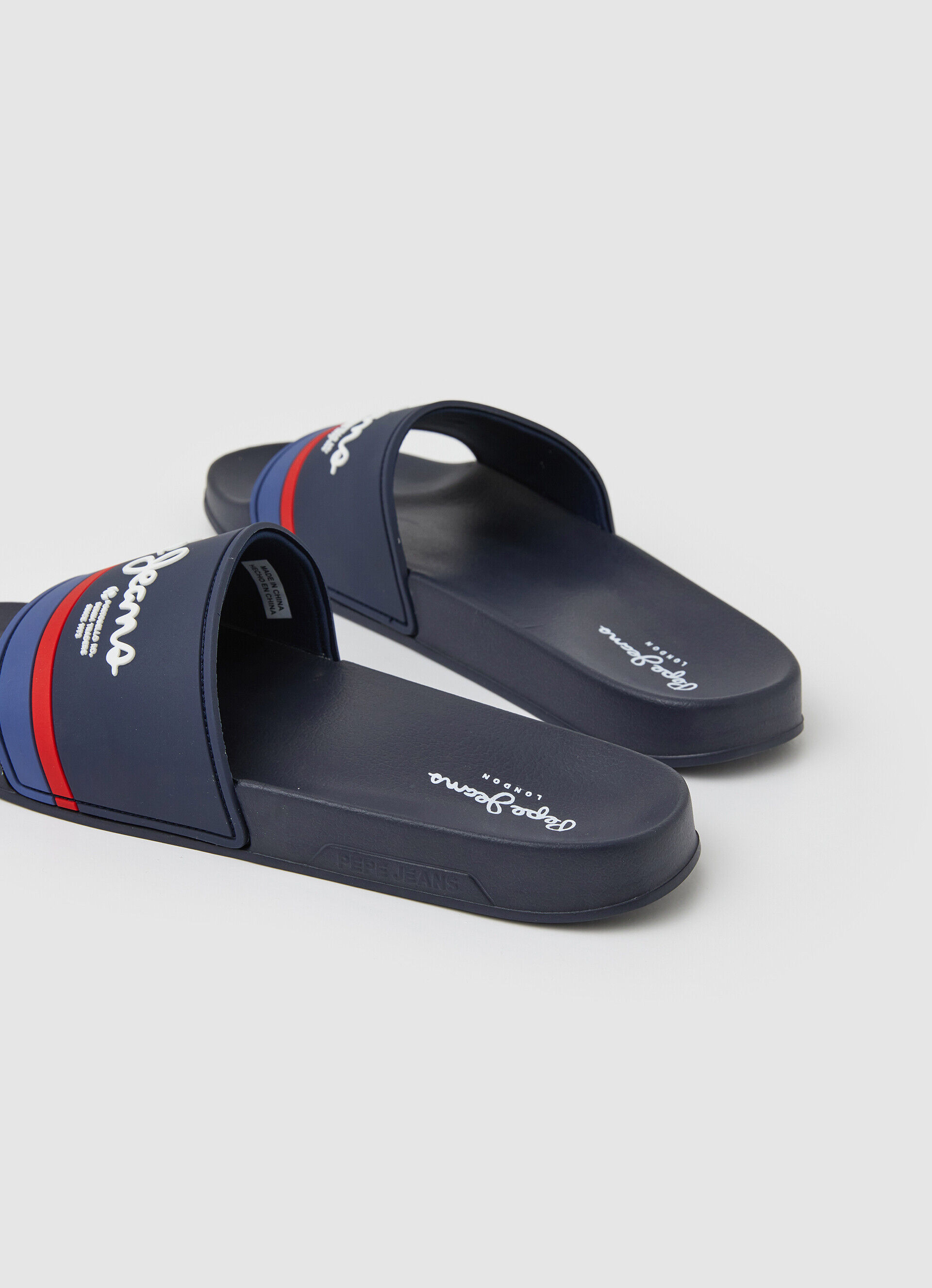 Chinelo de praia Portobello Slider - azul marinho