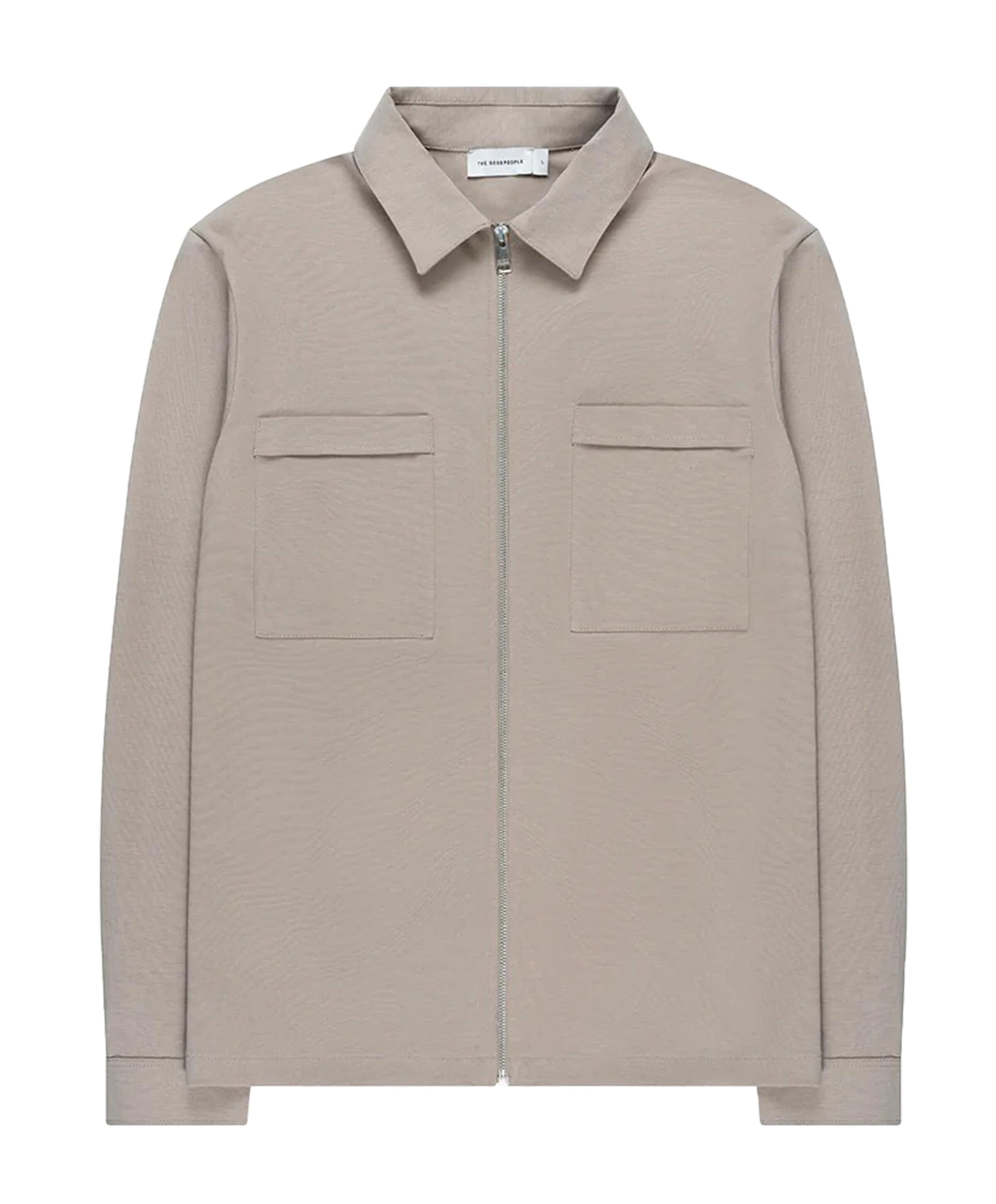 The GoodPeople Heren overshirt beige