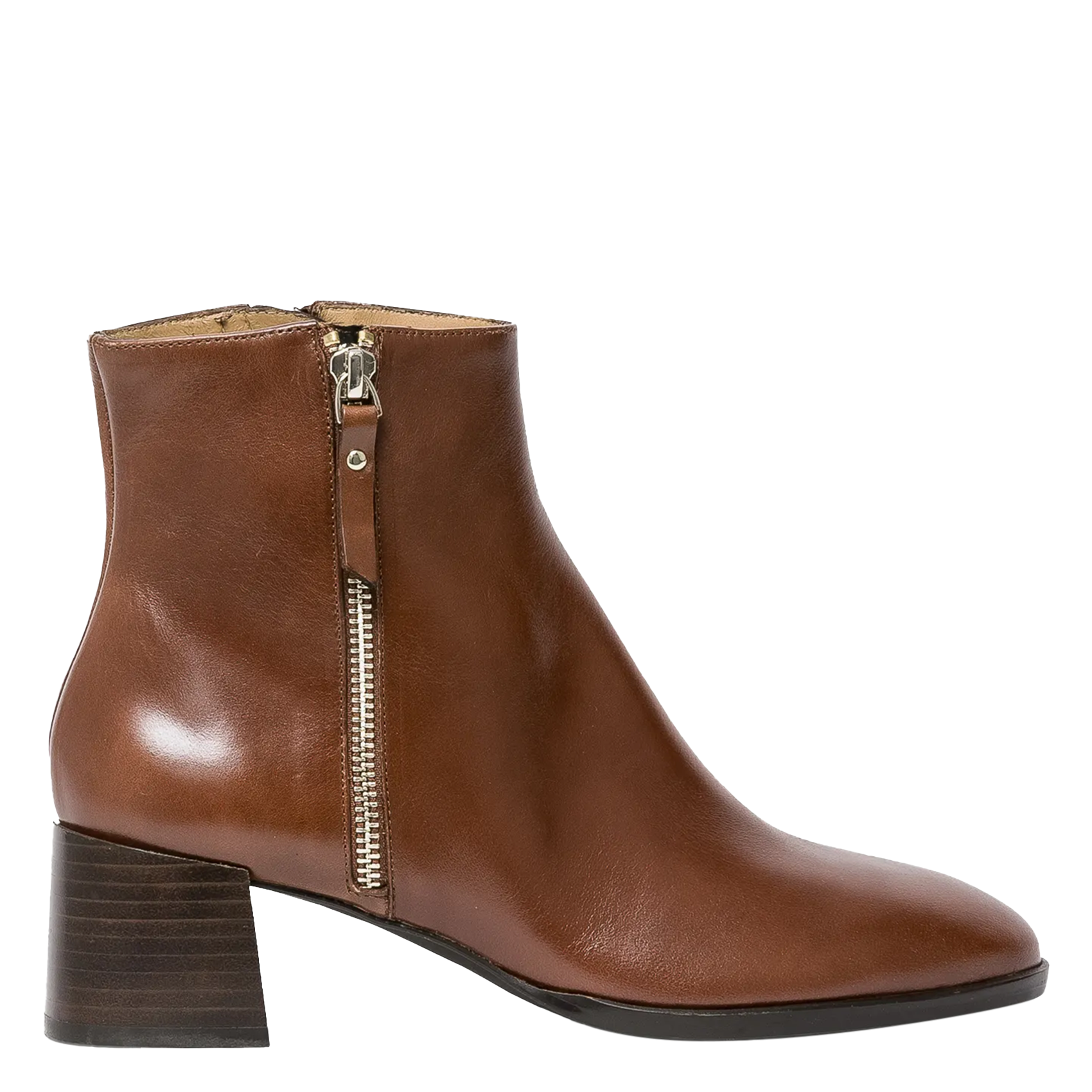 MIGUANA - Bottines en cuir | Marron