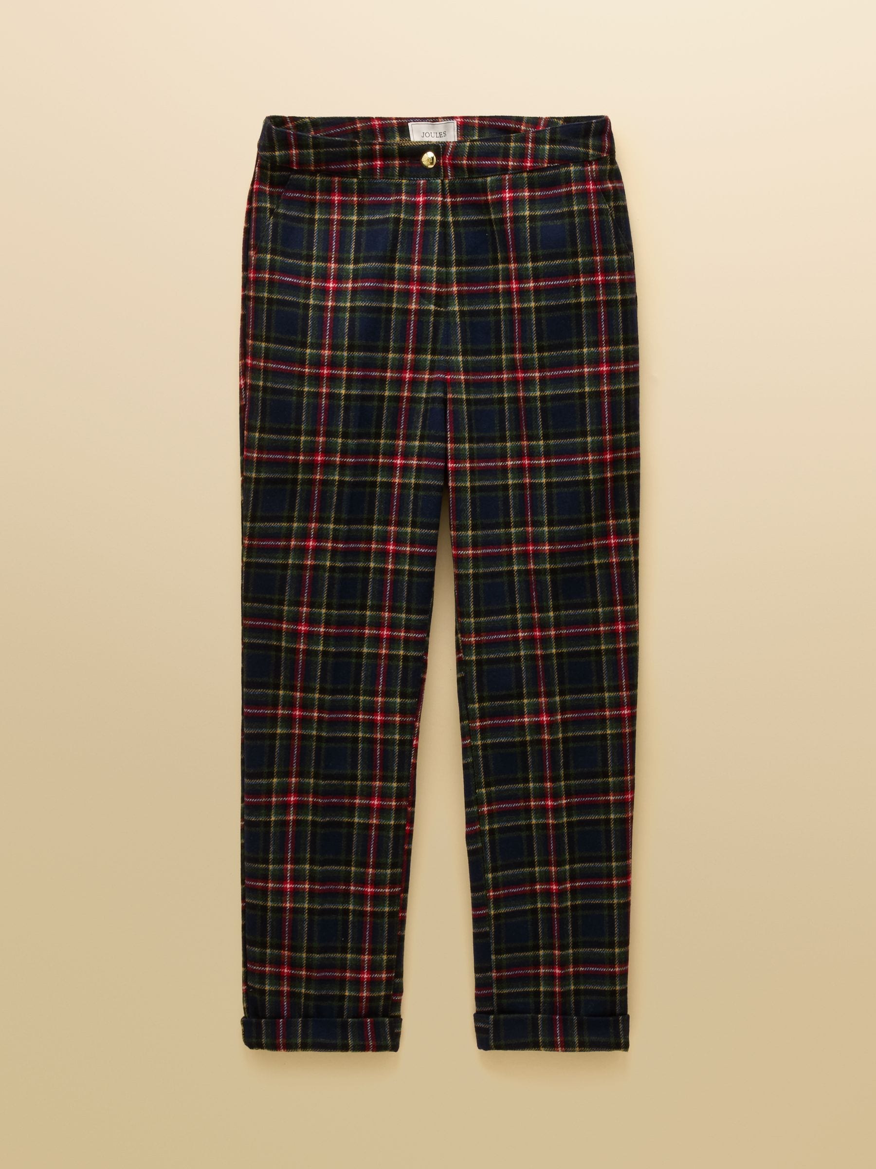 Joules Cora tapered tweed broek