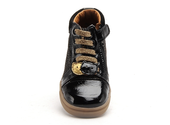 Gbb boots bottine enfant chouby noir