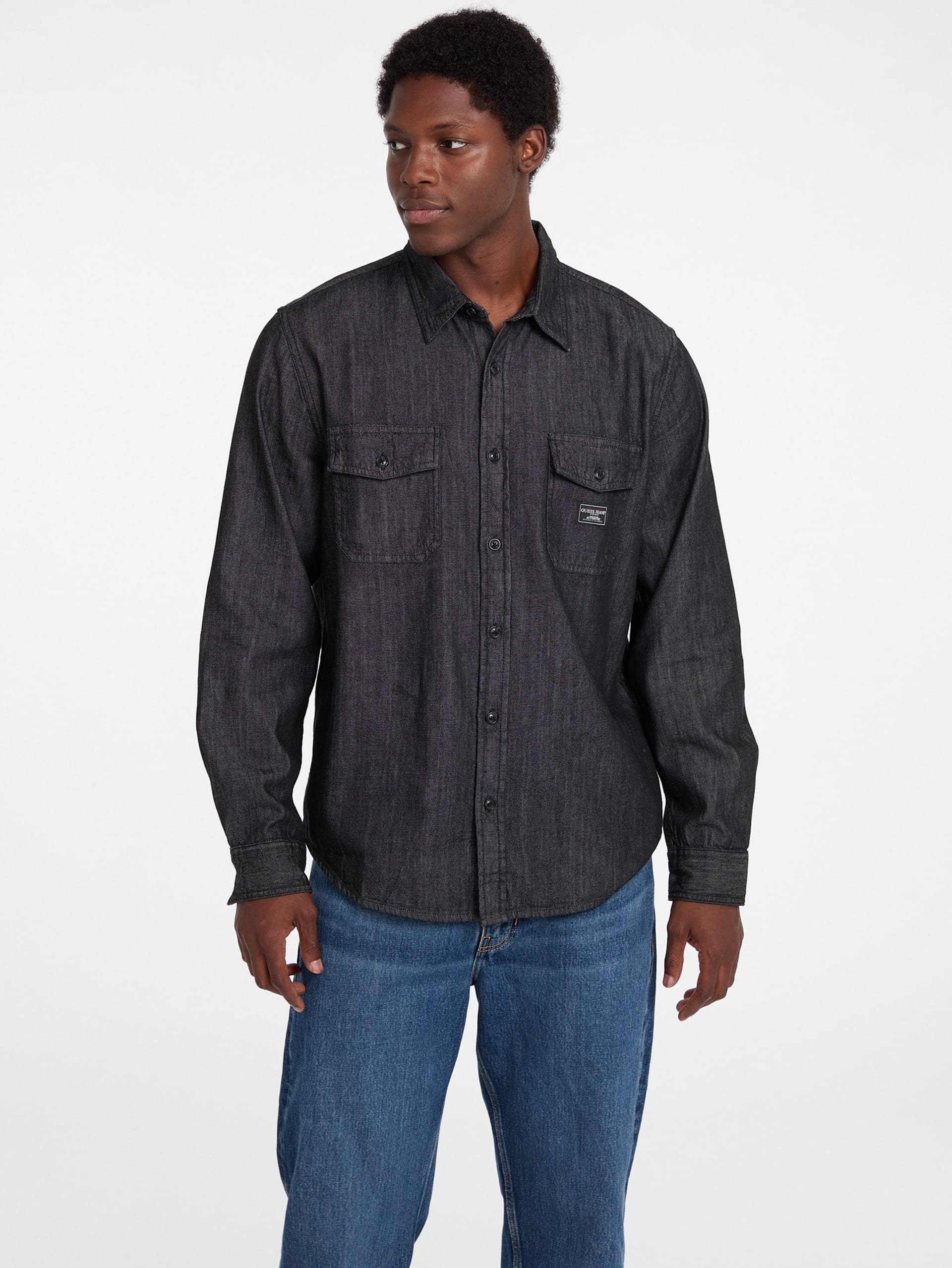 Camisa jeans oversized