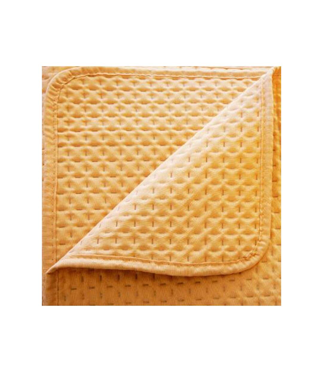 Dessus de Lit & 2 Taies Dolce 240x260cm Ocre