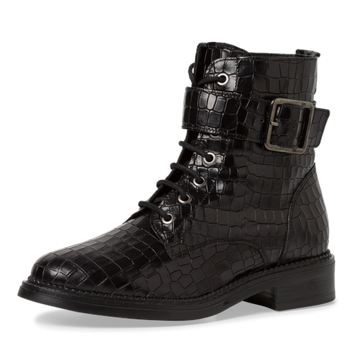 Tamaris Laced Støvler, Black Struct 38