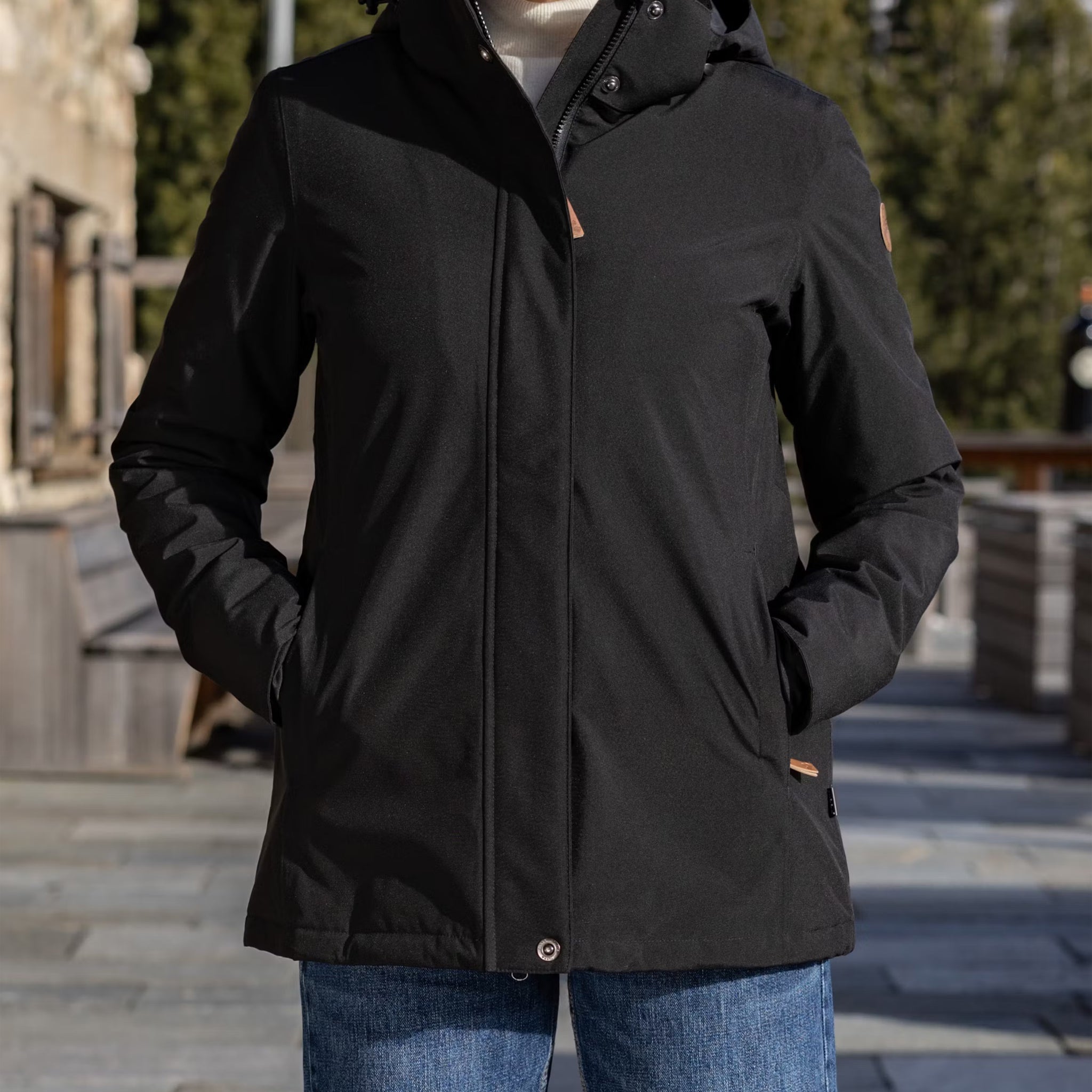 Frauen Winterjacke Lani black