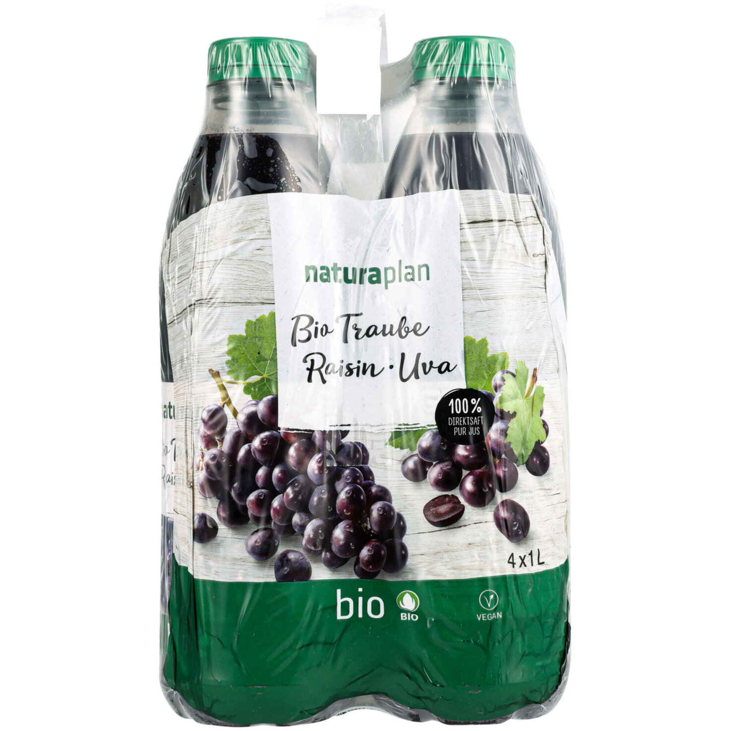 Naturaplan Bio Traubensaft 4x1l