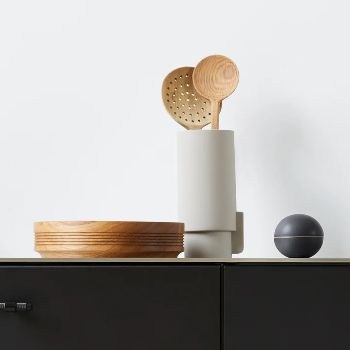 Form & Refine - Alcoa Vase, gross, Ø 10,4 H 23 cm, hellgrau