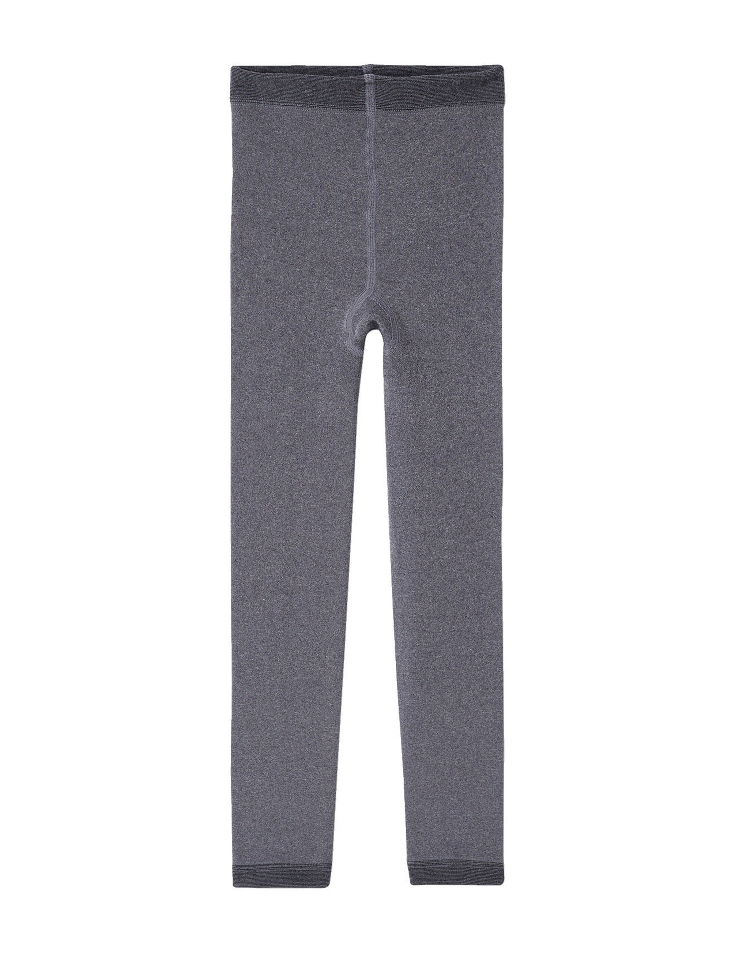 Vertbaudet Mädchen Thermo-Leggings dunkelgrau meliert