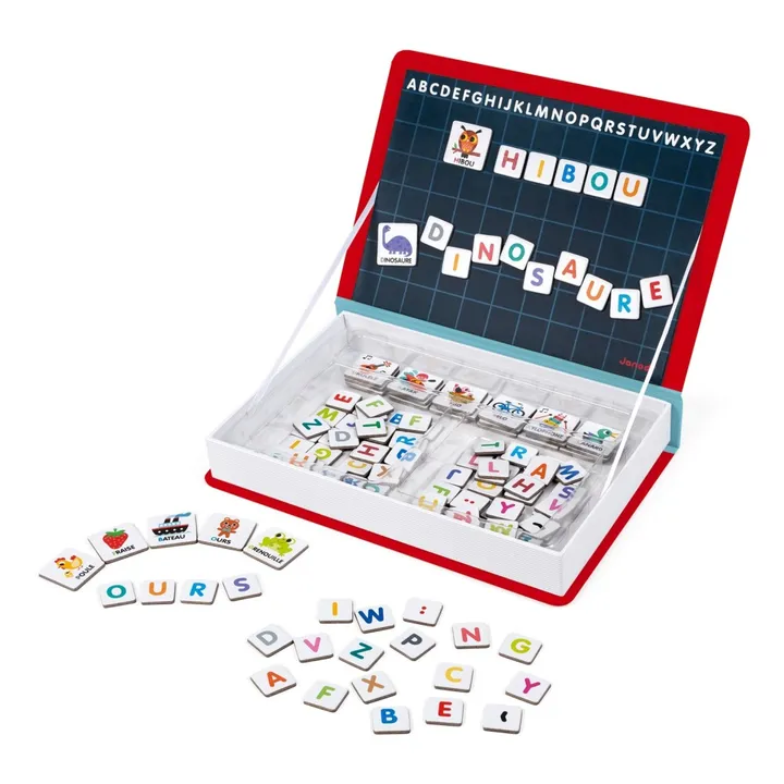 Janod Livre magnétique alphabet Magnéti'book - 131 magnets