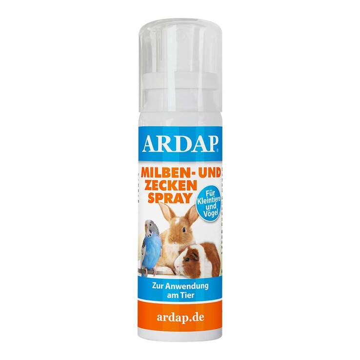 Ardap Milben- und Zeckenspray für Nager und Ziervögel, 100 ml