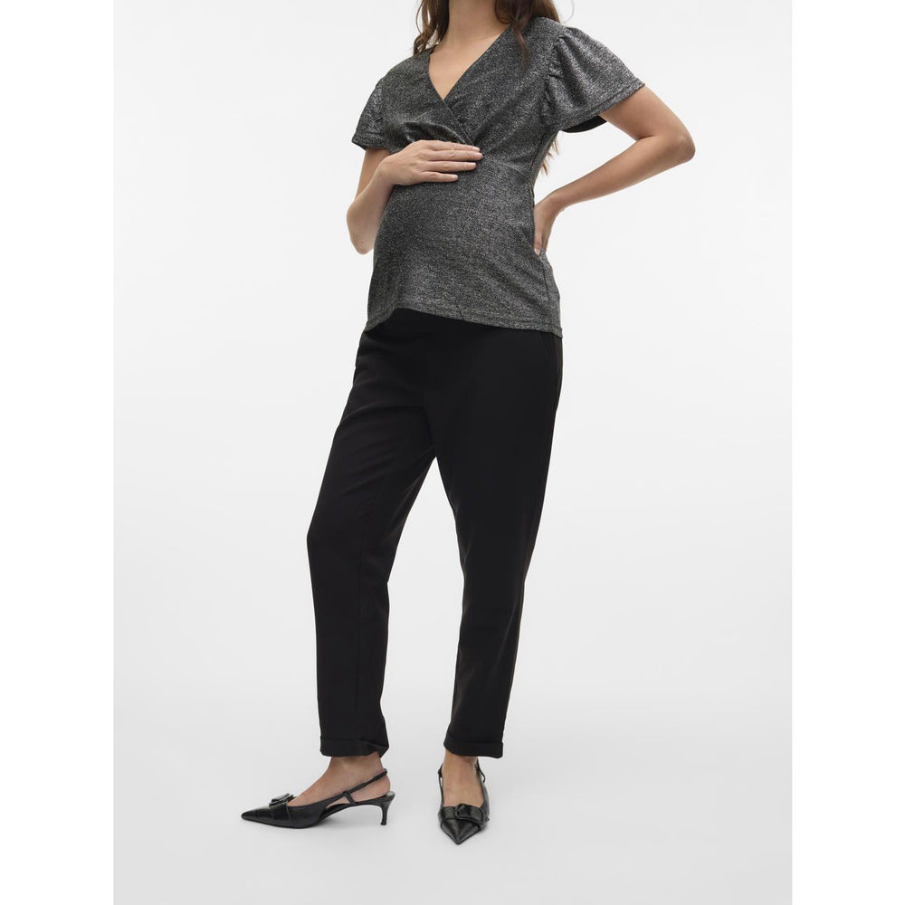 Køb Mama;licious Black Mlnewlora Wo Chino 7/8 Bukser