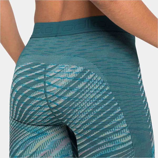 Collant thermique ODLO BLACKCOMB ECO BL BOTTOM LONG W BALSAM - SPACE DYE