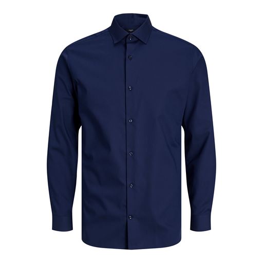 Jack&Jones Langærmet Skjorte, Perfect Navy, L
