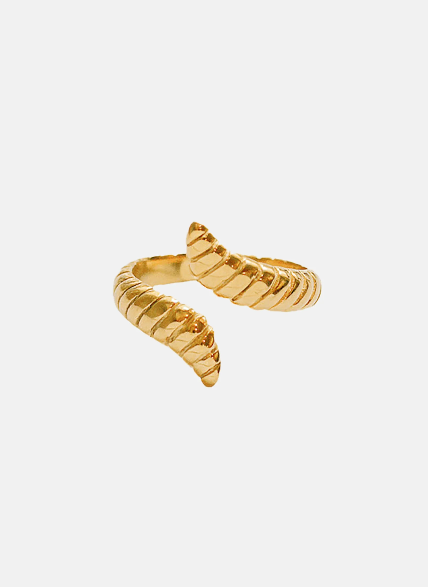 SERPENS - Bague large serpens | Doré