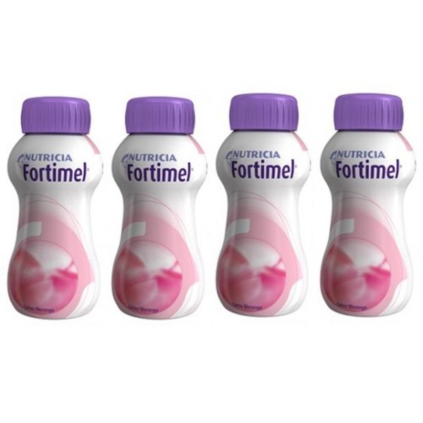 Nutricia Fortimel Suplemento Hiperproteico Morango 4x200ml