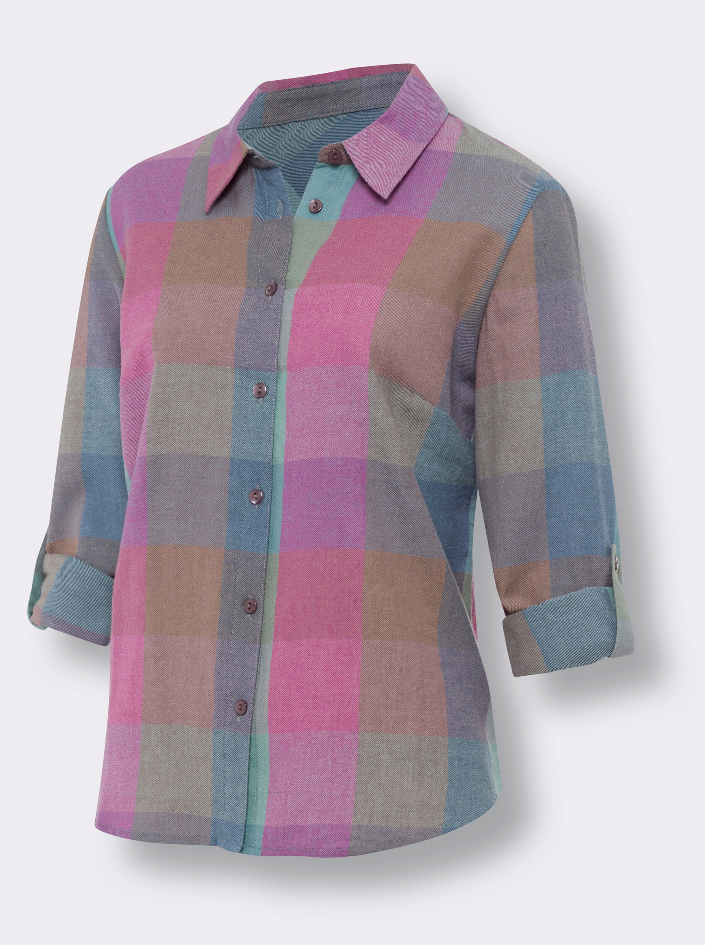 Flanell-Bluse
