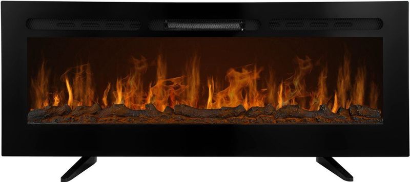 MonsterShop - Inbouwhaard - 127 x 14.7 x 48 cm - Elektrisch - 2 Hittestanden - 12 LED Kleuren