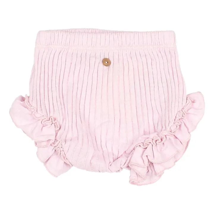 Búho Bloomer Ruffle Côtelé | Mauve