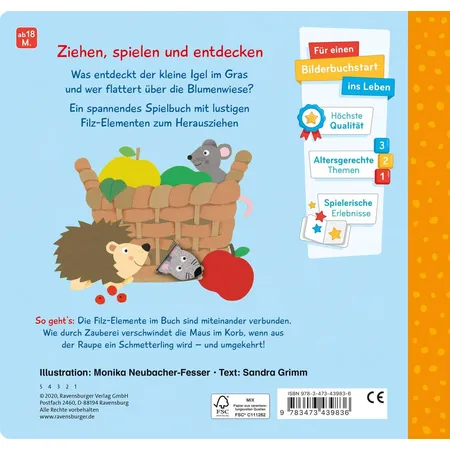 Ravensburger erstes Zieh- und Spielbuch: Im Garten