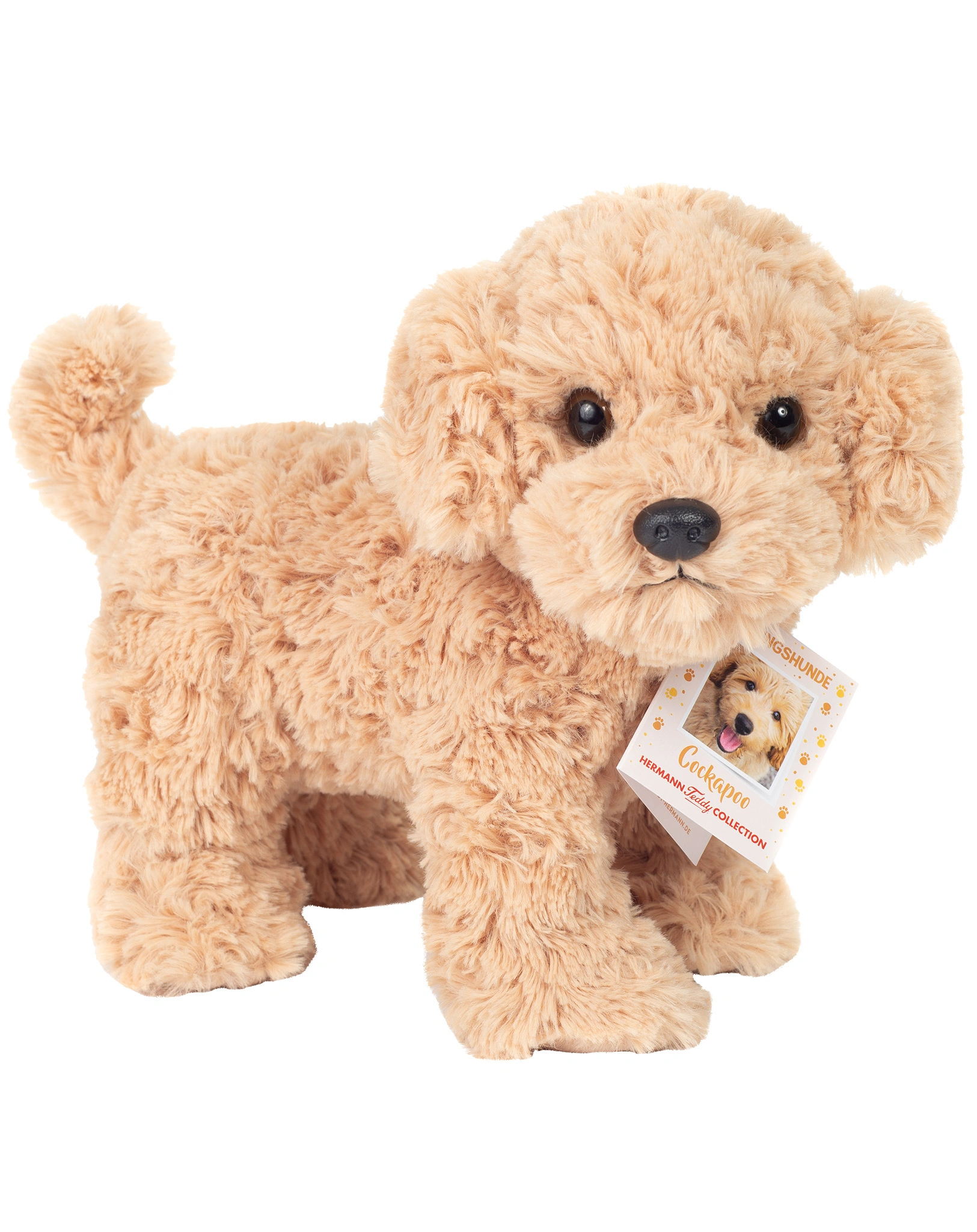 Kuscheltier COCKAPOO (23 cm) stehend in hellbraun