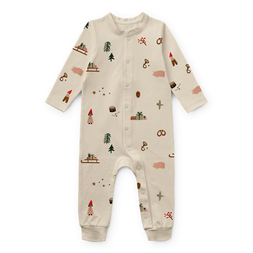 Liewood Birk Pyjamasdragt, Holiday/Sandy-2, 74 cm