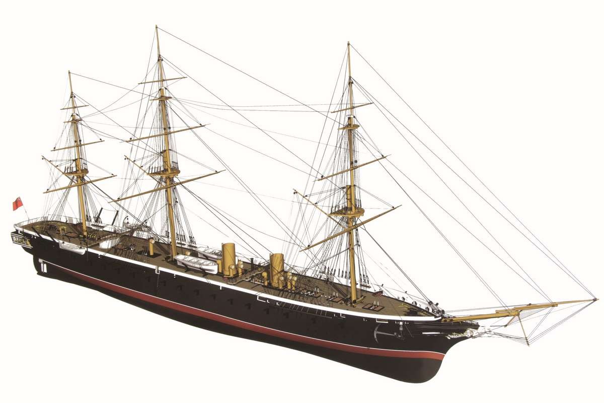 Billing Boats - HMS Warrior 1:100 Wooden hull - (437172)