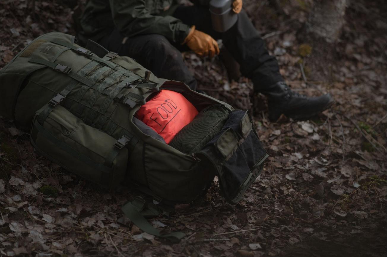 Savotta Rolltop Stuffsack 210D Polyamide opbergzak 5L zwart