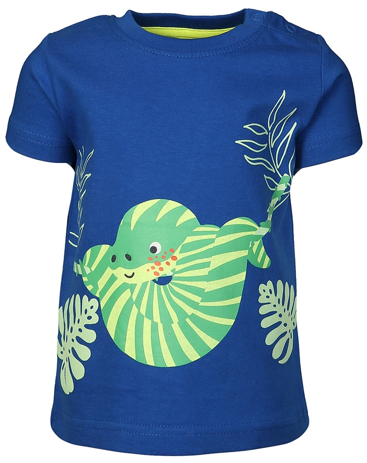 T-Shirt HERE WE ARE in blau