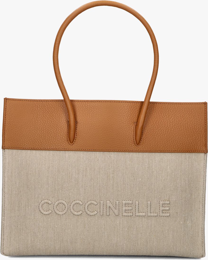 beige coccinelle handtas myrtha