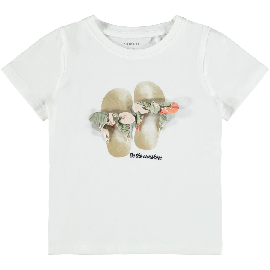 name it T-Shirt Nmffisummer Bright White