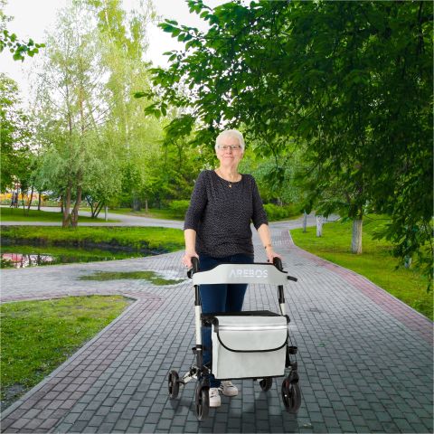 Alu Rollator Klappbar inkl. Einkaufstasche