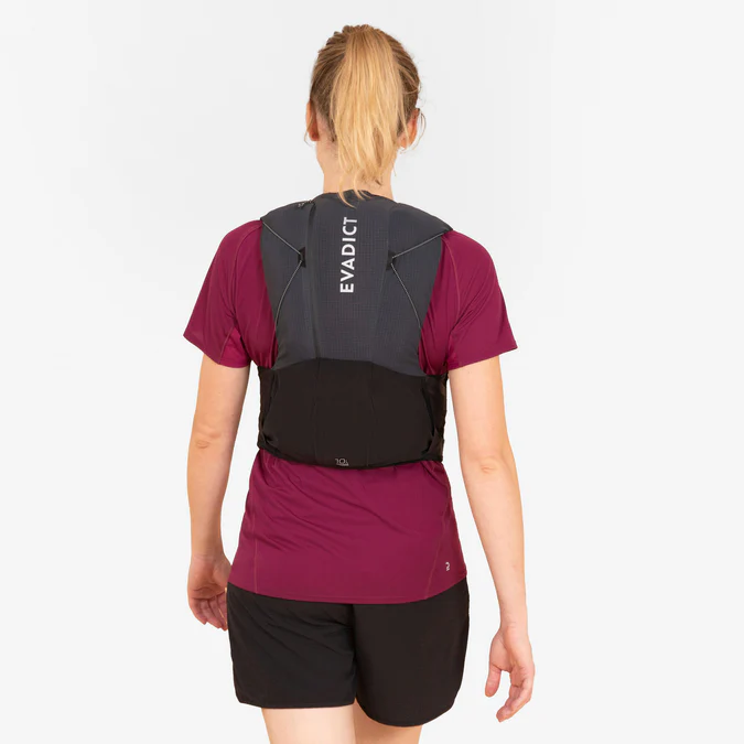 Colete de Hidratação para Corrida Decathlon Kiprun Evadict 10L - Inclui Bolsa de Água de 1L