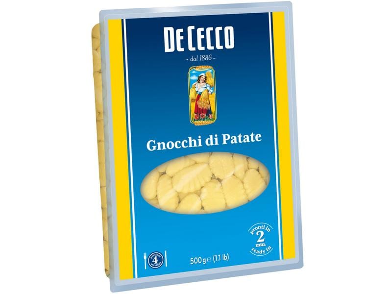 De Cecco Teigwaren Gnocchi di patate 500 g Deftige Delikatesse aus Kartoffeln und Hartweizenmehl