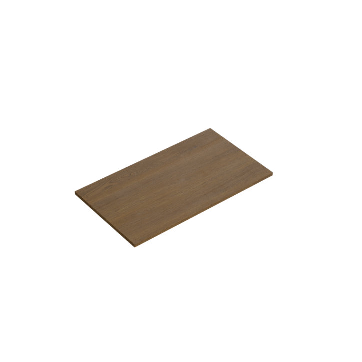 Plan de toilette placage bois L.80 x 45 cm Kabayan