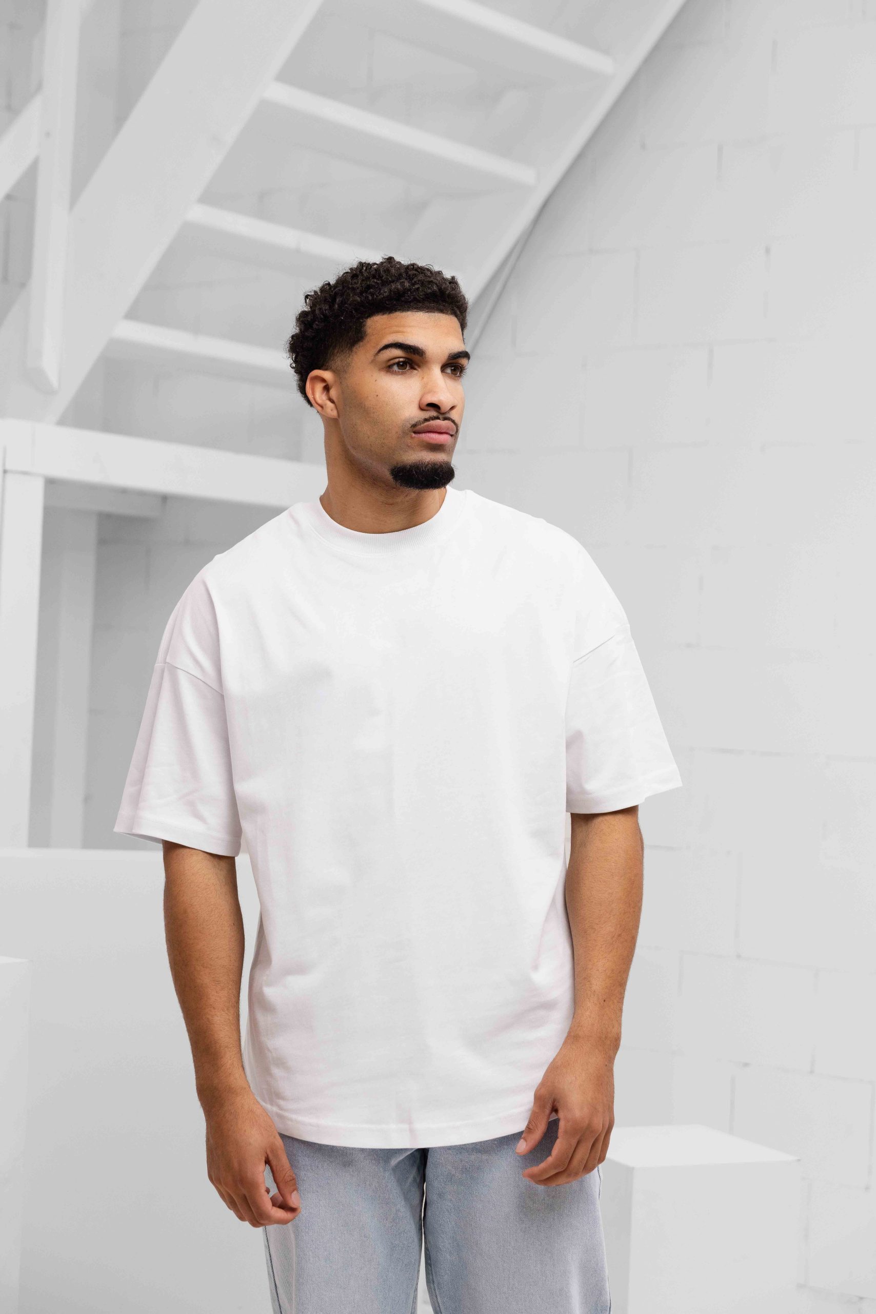 Off The Pitch Lava Loose Fit T-shirt Heren Wit