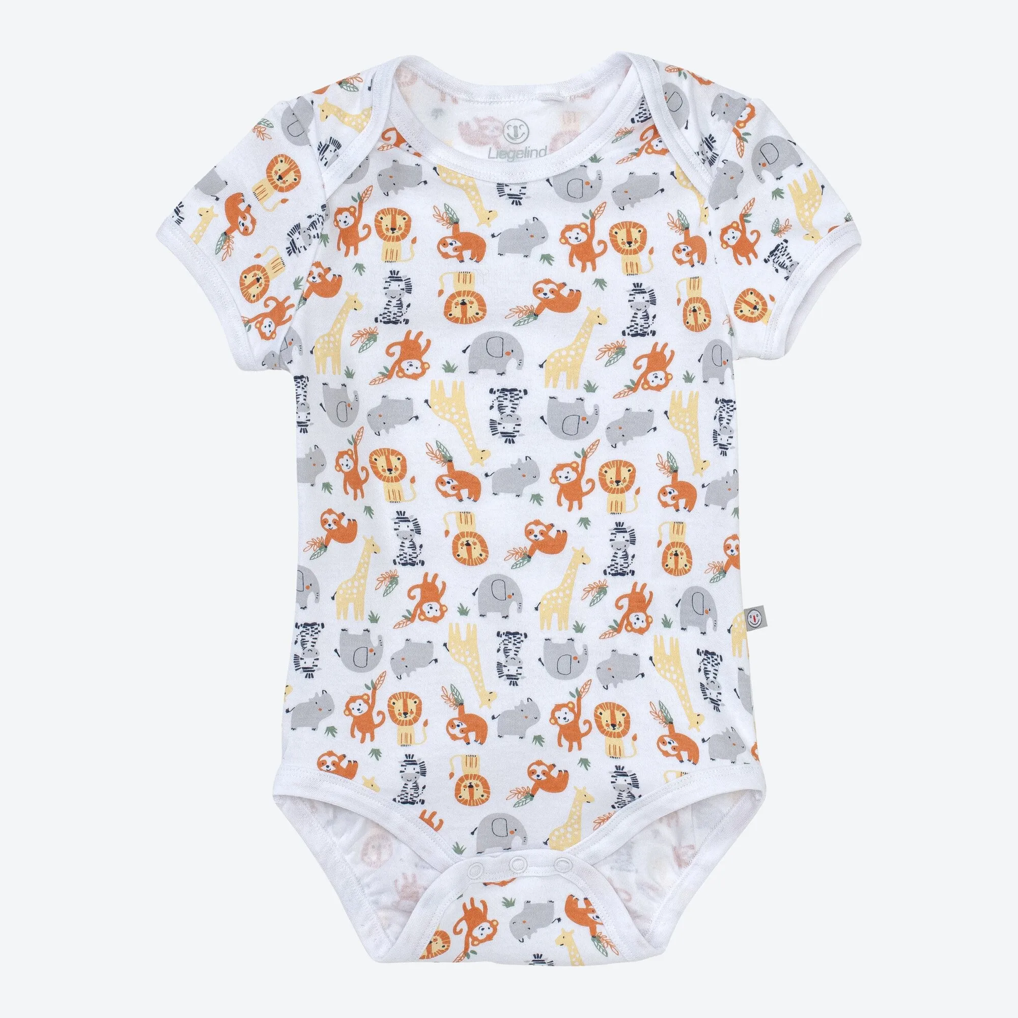 Baby-Jungen-Body mit Tiermuster